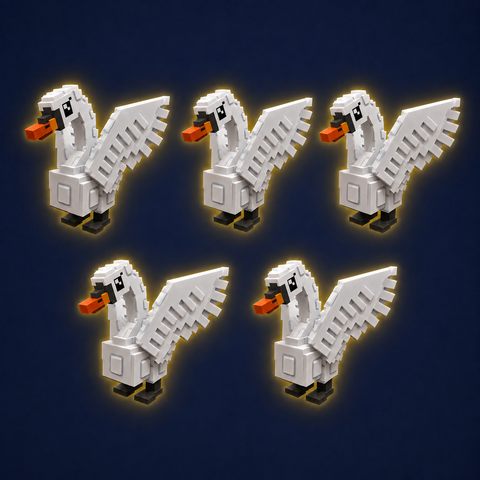 5x Swan Pack